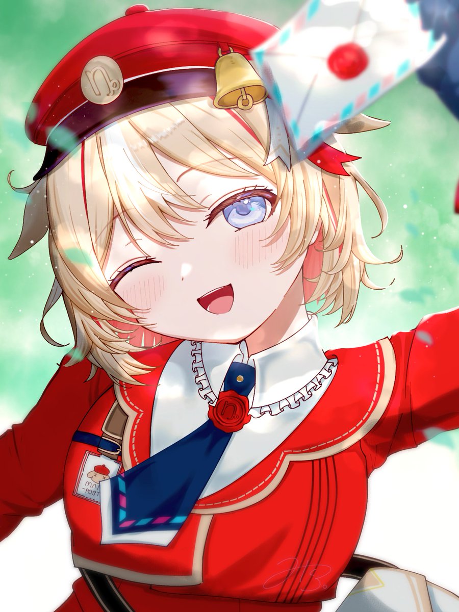 micro_0321's tweet photo. お届けものです！🍃
#つづり絵お届け #鈴鳴つづり #hololive https://t.co/6LpRRRBCop