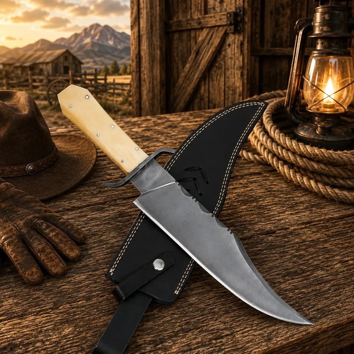 woodsmanforge's tweet photo. Old-school Western style with a blade that means business. 🤠⚔️

What catches your eye first — the oversized Bowie blade, the classic handle, or the cowboy setup?

Rate this build 1–10 👇

#WoodsmanForge #BowieKnife #WesternKnife #KnifeCollector #HandmadeKnives https://t.co/H57PegO5lc