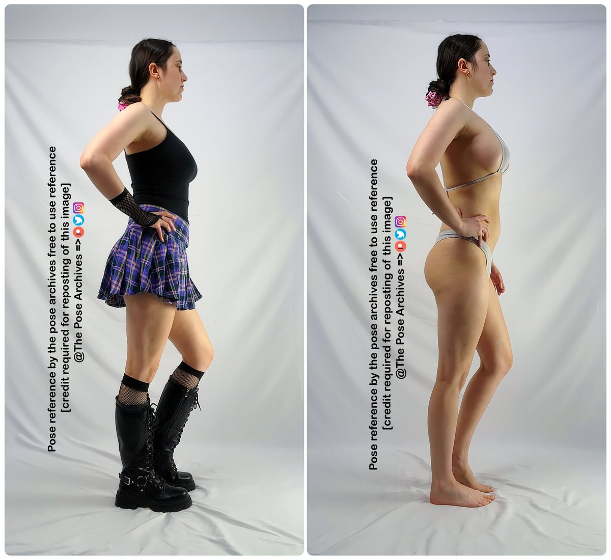 theposearchives's tweet photo. Pose reference!✏️
Standing/on off/clothing/pinup https://t.co/mTwjkHED0n