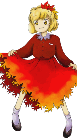 dailytouhous's tweet photo. The Touhou of the day is: Shizuha Aki! Happy autumn! https://t.co/pQoYs4Hhnv