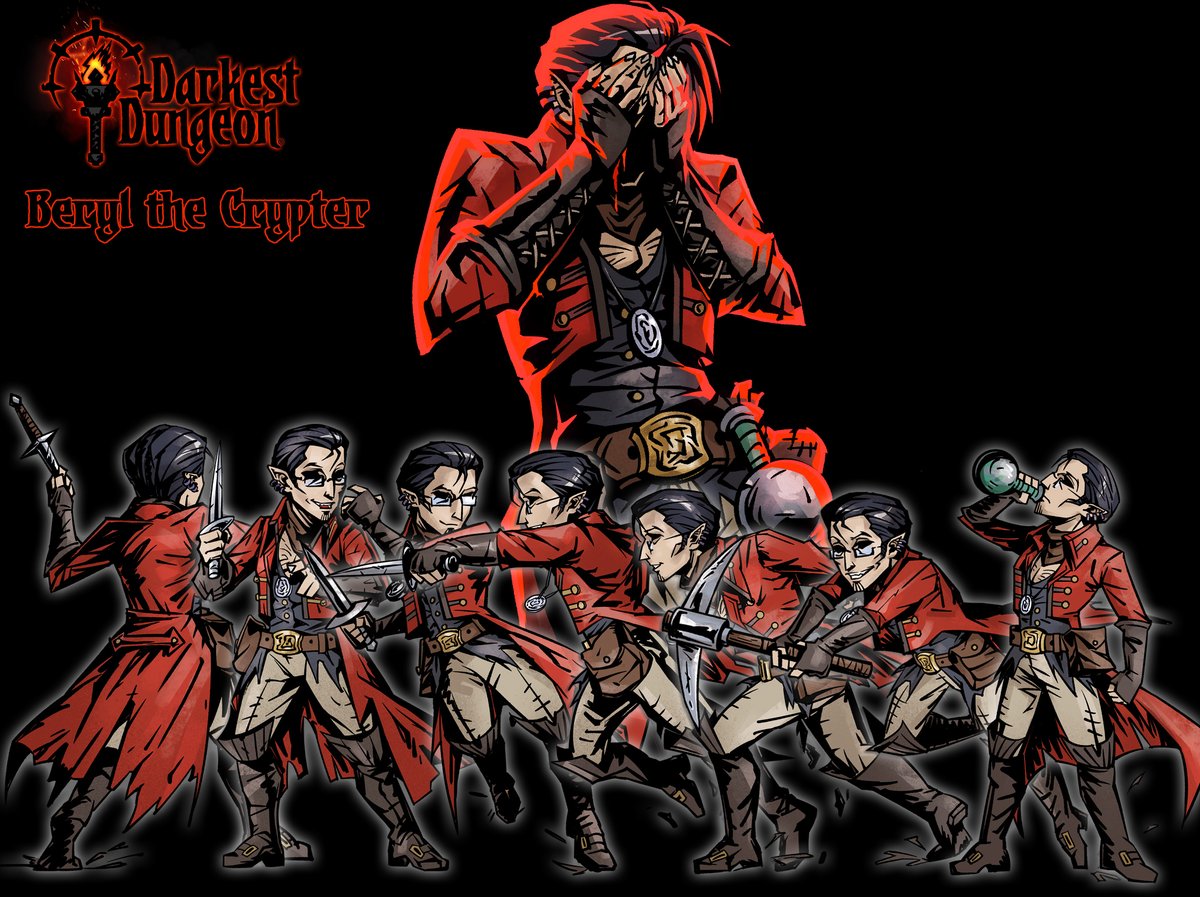 ToonDoomGloom's tweet photo. 今天为大家带来《暗黑地牢》xFGO 贝里尔·伽特(Beryl Gut)的mod
将英雄盗墓贼替换为FGO的隐匿者贝里尔·伽特，并适配了他的介绍与对话文本
创意工坊https://t.co/gJ3Sni9K0N https://t.co/hcaPuaQ3G1