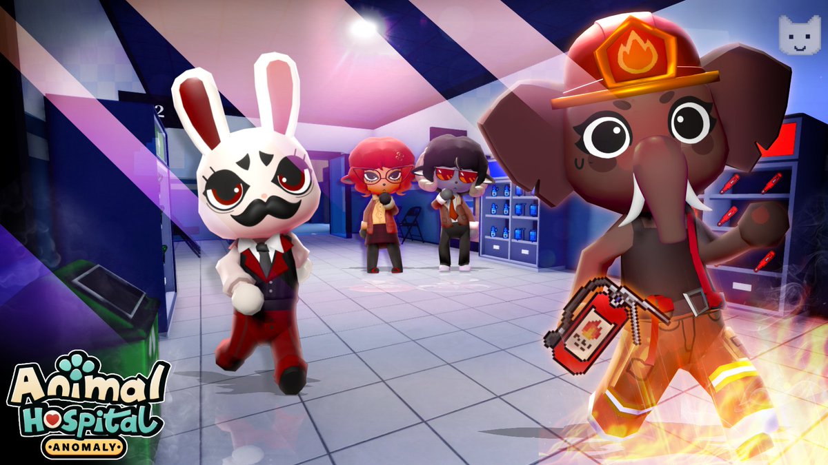 SvTmy3D's tweet photo. Thumbnail practice 🎀
 I hope you guys like the new skins in this update!! 🔥
#animalhospital #animalhospitalroblox #RobloxDev https://t.co/z8JoUCv7Sn