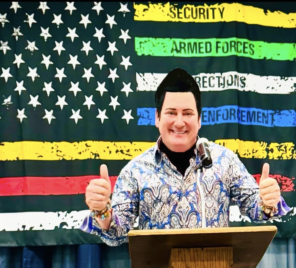RetroBill's tweet photo. 💙🇺🇸It was an honor to be the Keynote Speaker at the 54th Annual 🫎Santa Maria Elks Lodge #1538 Law Enforcement Appreciation Night Awards Dinner in Santa Maria, California.

👏CONGRATULATIONS to the following Law Enforcement Agencies who were in attendance Honoring their Officers and Deputies:

Santa Barbara County Sheriff’s Office
CHP - Santa Maria
Santa Maria Police Department
Guadalupe Police Department
Santa Barbara County Probation
City of Santa Maria Recreation and Parks
Santa Barbara County District Attorney

Special Thanks to:
(Pictured) Santa Barbara County Sheriff’s Office Undersheriff Brad Welch

D.A.R.E. America International Officer Al Torres

Santa Maria🫎Elks Lodge #1538 Exalted Ruler Steve Reyburn and the Elks Lodge of Santa Maria #1538 Corp of Officers

KSBY https://t.co/beFooDkcHm