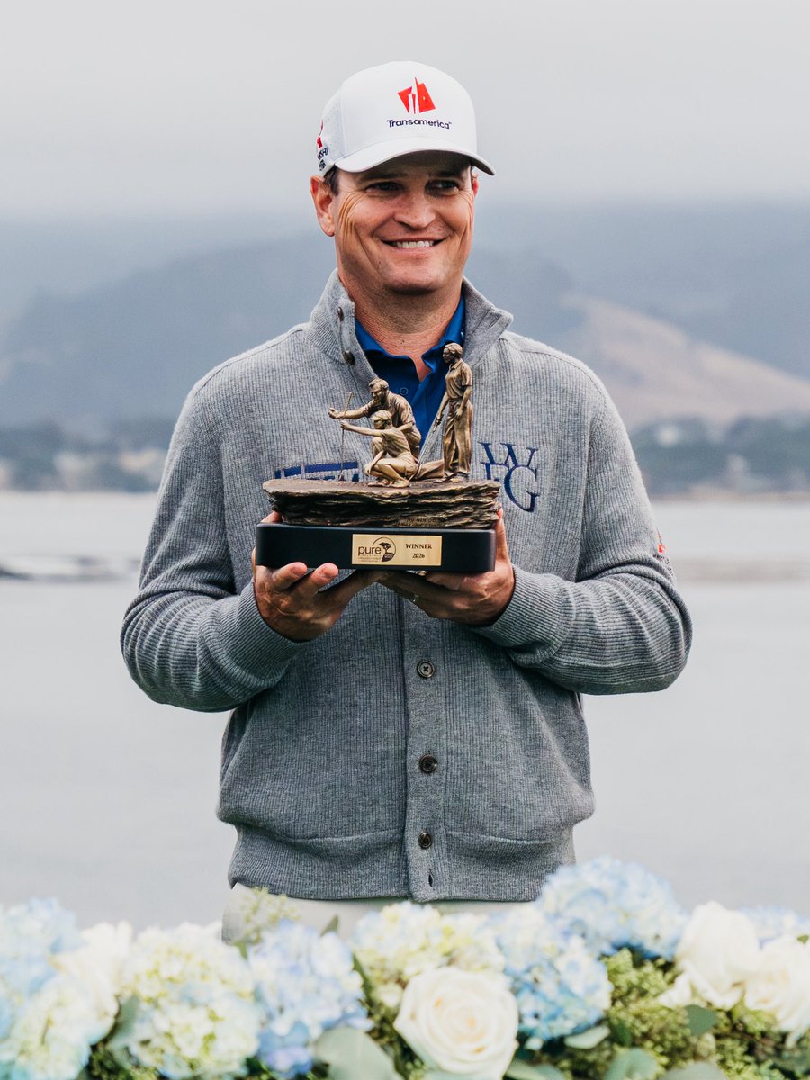 PUREFirstTee's tweet photo. Zach Johnson. Victorious at Pebble. 2026 PURE Insurance Championship 🏆 https://t.co/4PZfbDeT3Z