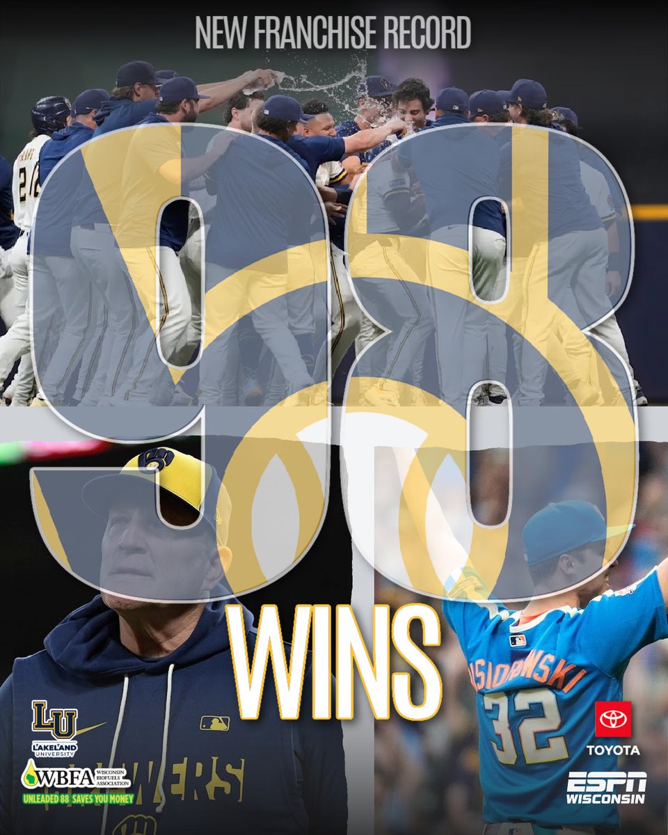 ESPNMilwaukee's tweet photo. HISTORY. #WinOurWay #ThisIsMyCrew https://t.co/cLDWetb4YJ