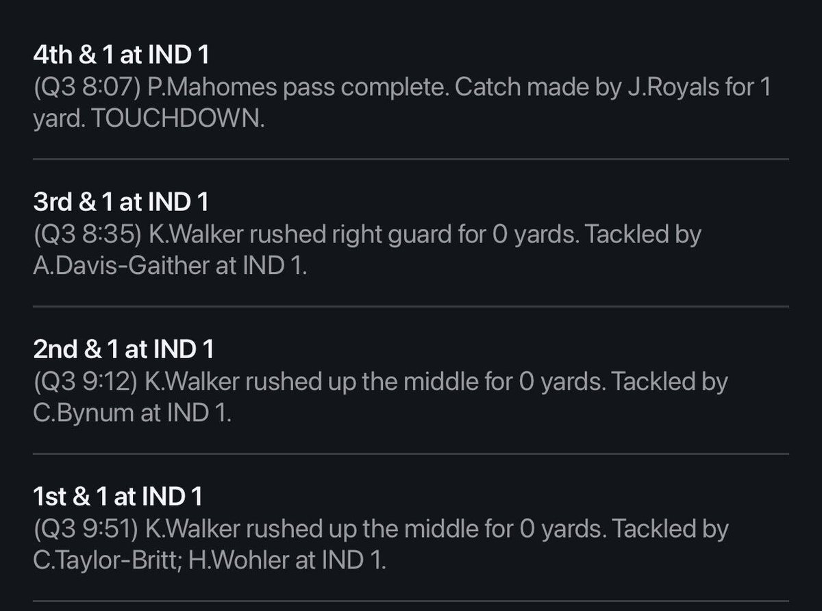 pikkitsports's tweet photo. I cannot believe we didn't get a Kenneth Walker III touchdown 🤮 https://t.co/RMy5j8prAA