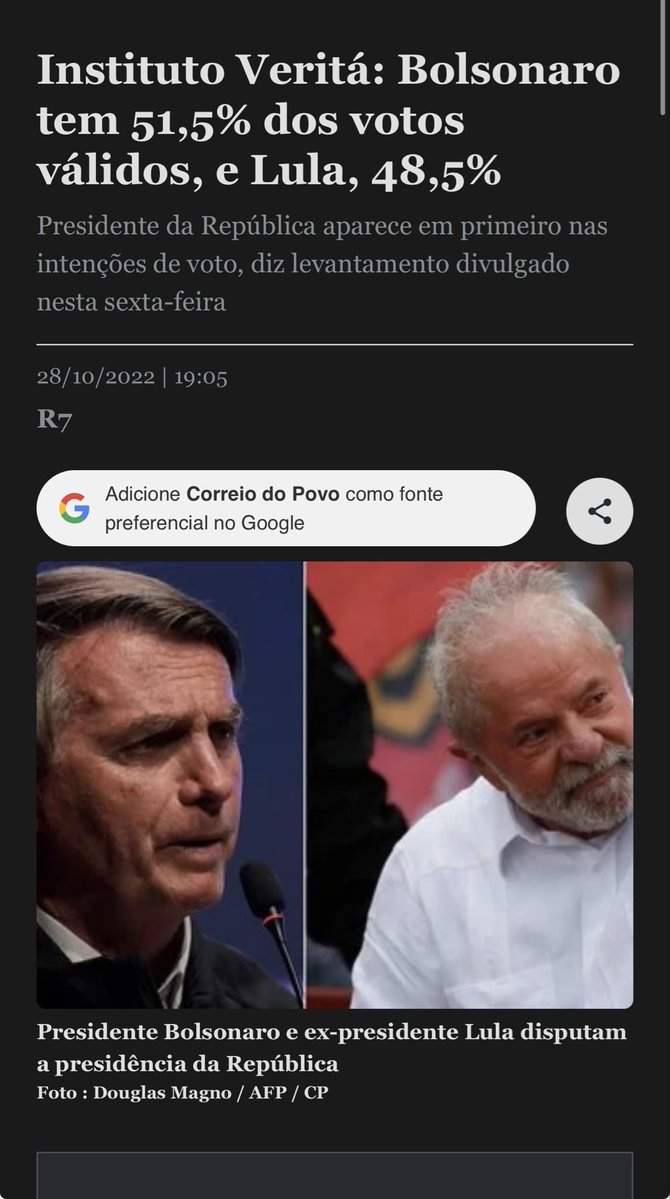douglas_pyres's tweet photo. @Hiulenpereira @pesquisas_elige @LulaOficial Veritá 🤣🤣 https://t.co/zbRTq8LNpN
