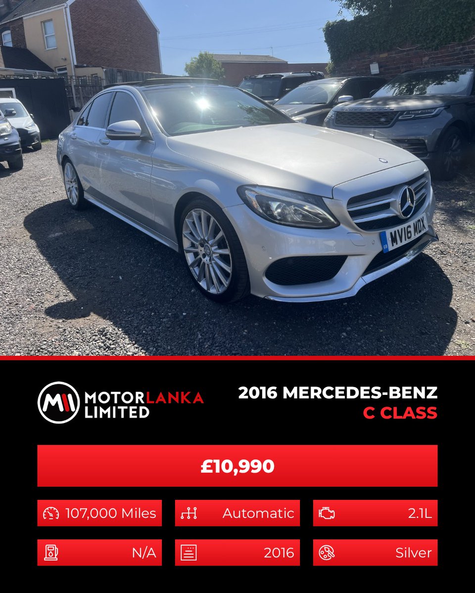 Sevdanurata5's tweet photo. 2016 MERCEDES-BENZ C-CLASS C300dh AMG Line – £10, 990 
2. 1L Automatic | 107, 000 miles 

Buy with confidence—read our 5-star reviews. Finance, warranty and part exchange available. We buy cars too. Call 07799 696500 for details. https://t.co/dSjIdUEkSN