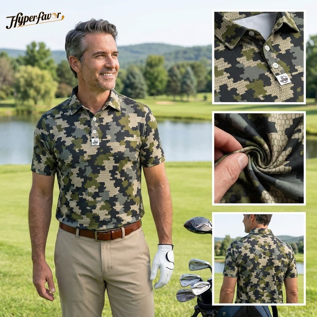 hyperfavor's tweet photo. 𝐁𝐥𝐞𝐧𝐝 𝐈𝐧, 𝐒𝐭𝐚𝐧𝐝 𝐎𝐮𝐭: 𝐓𝐡𝐞 𝐂𝐚𝐦𝐨 𝐏𝐨𝐥𝐨 𝐃𝐫𝐨𝐩 🏌️‍♂️🔥

Lock in your tactical style today with 20% off + free shipping on orders over $75. Shop the drop now! 🛒✨
#Hyperfavor #GolfFashion #GolfStyle  #GolfPolo #CamoVibe #GolfApparel https://t.co/tMGSzhWOy6