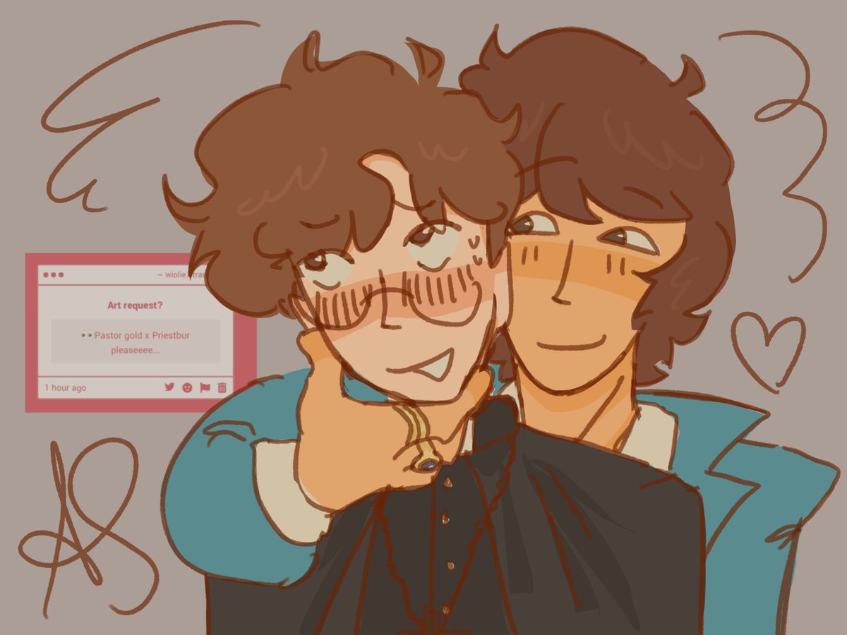 hotdogwil's tweet photo. again, i have never drawn these two before so I apologize for any inaccuracies!
#sootcest #bursonas #wilbursootfanart https://t.co/IehB8QXO0b
