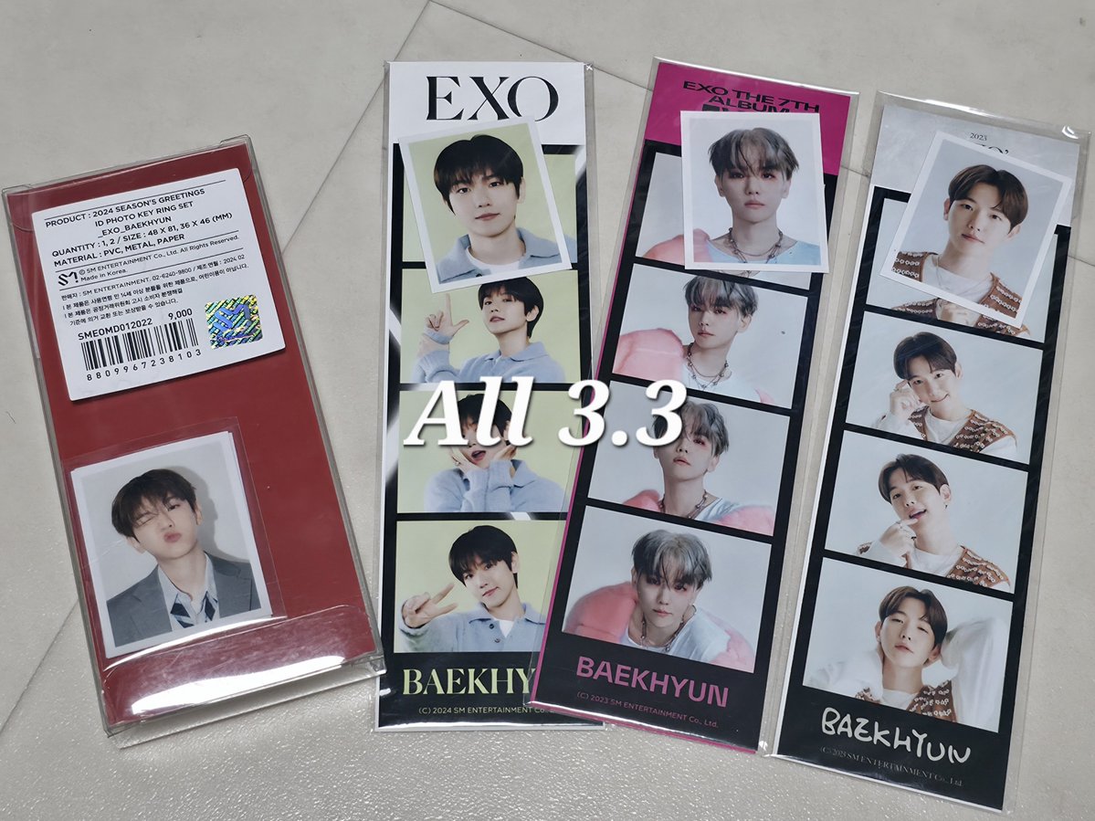 plzzyangdoplz's tweet photo. 엑소 EXO 백현 BAEKHYUN 네컷사진 증명사진 키링 증사 MD 양도해요
일괄 3.3
편택 반택 가능해요
디엠 알림 잘 안와서 옵챗이 빨라요
https://t.co/EjcPaapFwp

#엑소 #EXO #백현 #BAEKHYUN https://t.co/A9QsWIHn1F