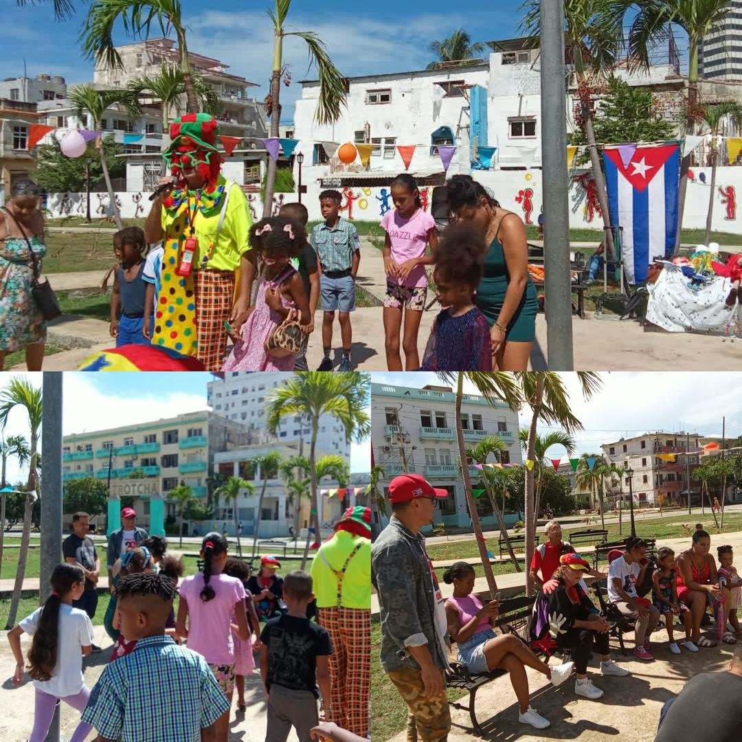 IzquierdoAlons1's tweet photo. Se realizaron actividades para las niñas y niños, en el Parque de Calzada esquina Paseo en Plaza de la Revolución.
#LaHabanaDeTodos
#LaHabanaViveEnMí https://t.co/47patMFghe
