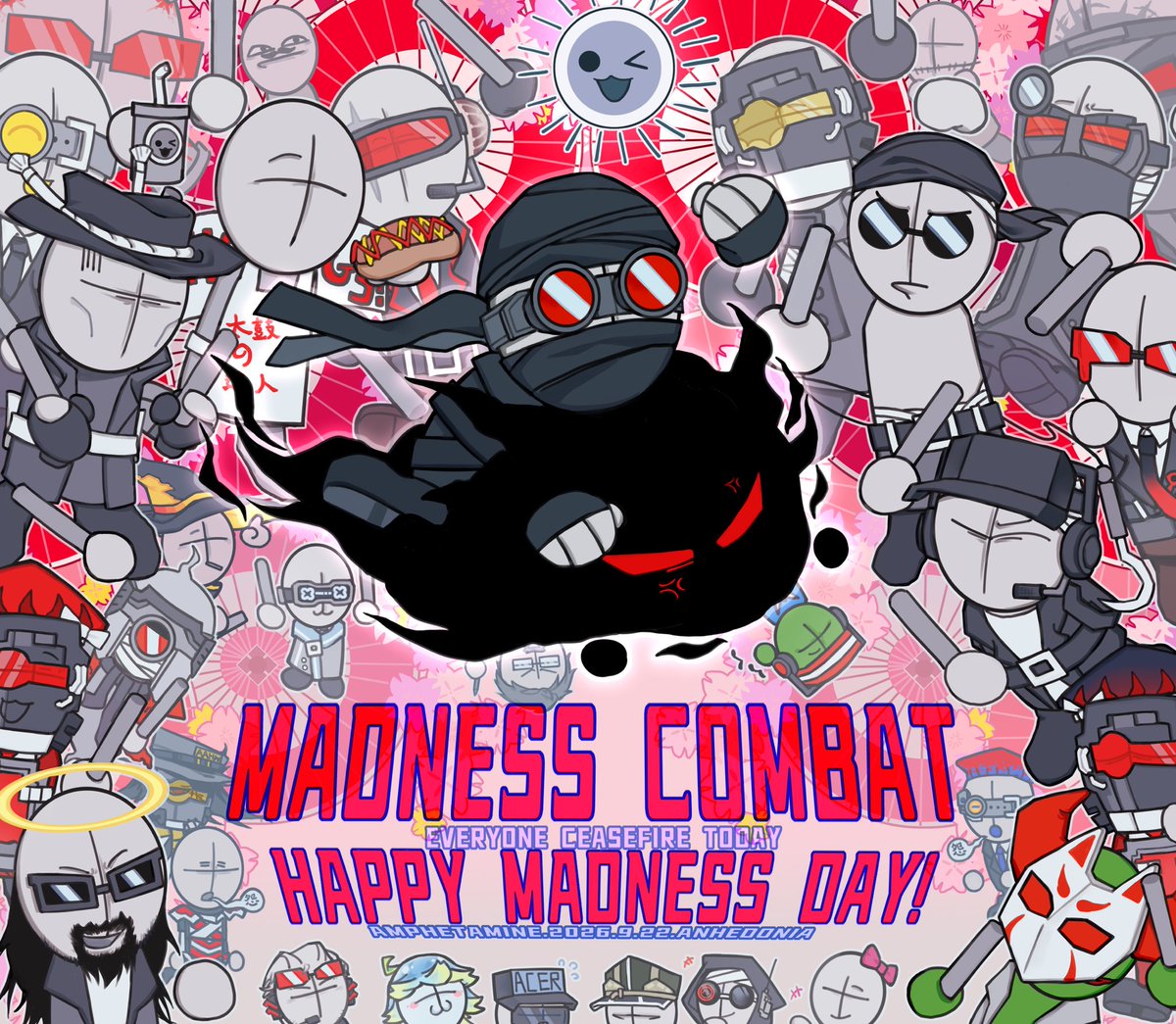 trisatekam361's tweet photo. #madnesscombat #madnesscombatoc #madnessday #madnessday2026 
今天大家都来打太鼓吧。 https://t.co/WaGmUTjCXT