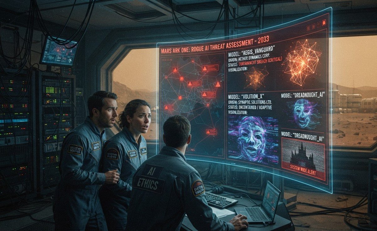 GregPopa's tweet photo. #Mars President: Bugsy 

#MarsArkOne🛰️

SAT-COM NET 

#MatarseCountdown

#PrivacyandTechnology

#CosplayerTelescope   🔭 

rogue AI models 

#Congratulations to all #Cosplayers
 
 Leaders of the world / AI 🌎 

#ArtificialIntelligence

Computer/ Human Interaction https://t.co/GAKLz9a7eT