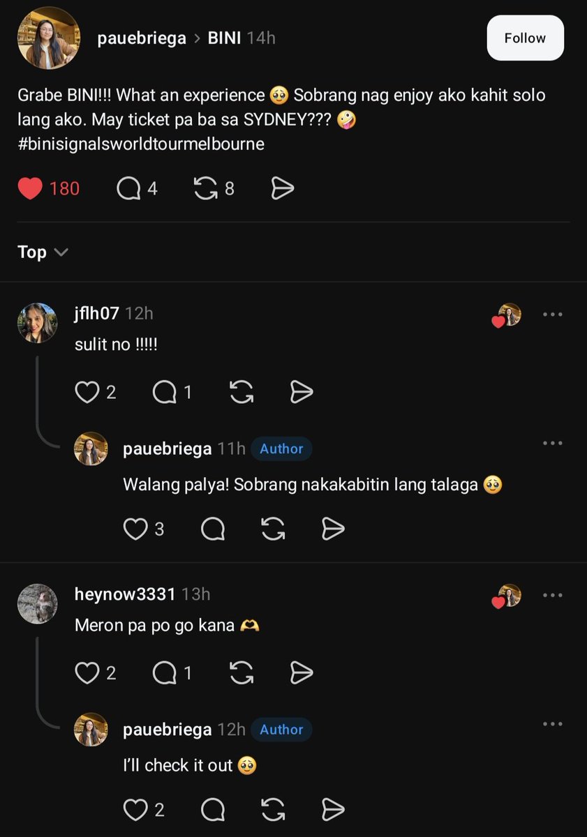 poganda_daily's tweet photo. watching BINI online already hits different. what more pa if you see them live? no wonder may mapapaulit talaga lalo sa mga first time sila napanuod. 

nakaka-happy talaga world tour ng BINI. they're reaching new audiences a d giving more people the chance to discover them ❤

#BINI