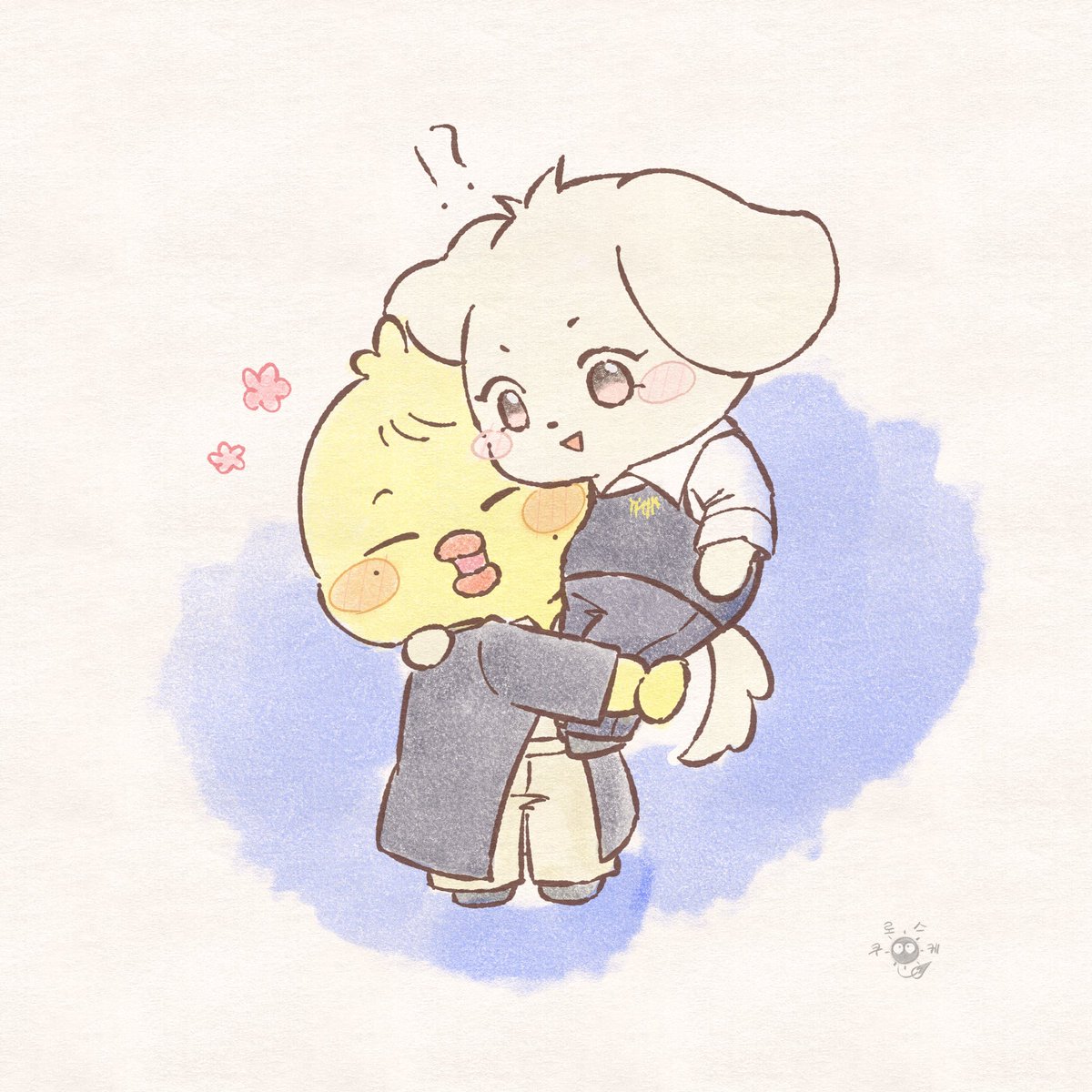 Wakaba_NL's tweet photo. Happy Happy Friends🌸

#ANITEEZwith #에이티즈
#ATEEZfanart #민기 #여상 https://t.co/95lqUEn99K