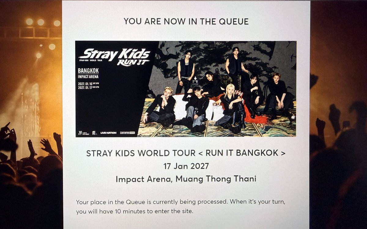 ao20180412's tweet photo. バンコク 公演 チケッティング。
とりあえずキューには入れた。

#straykids #RUN_IT_BK https://t.co/T1ghqthf8D