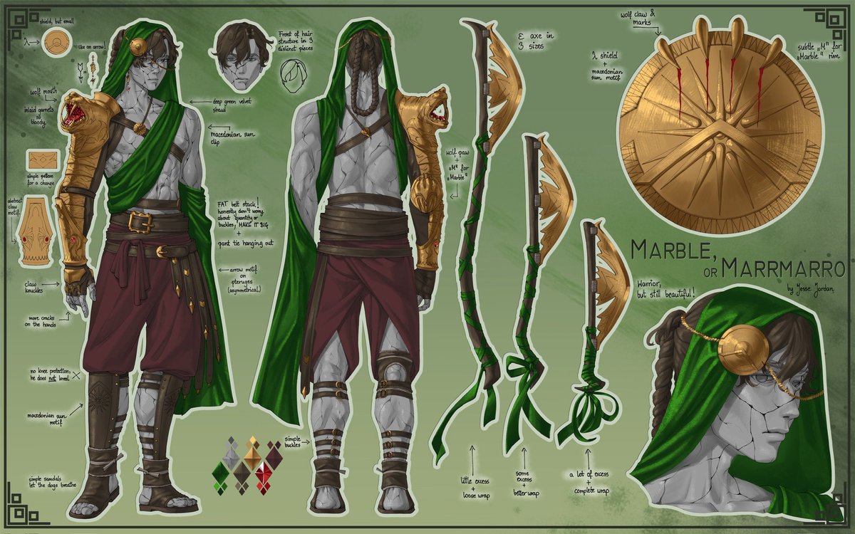 MarrmarroGR's tweet photo. HAPPY TO ANNOUNCE the new Marrmarro concept from @GesseGordan 

So many pieces of my life went into this design and Jesse made sure of it.

Everything from Beyblade to Kamen rider to a large portion of my heritage and familial traditions

Thank you so much

#vtuber #envtuber https://t.co/67sAJ3oD0d