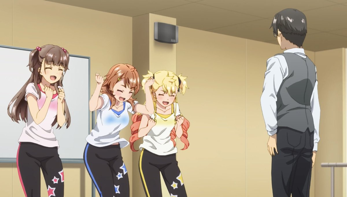 kae_oeoe's tweet photo. 今更気付いた
アニメ1話のこのシーンの春、お腹チラリしててイイ‼️ https://t.co/xhFzCnNuRE