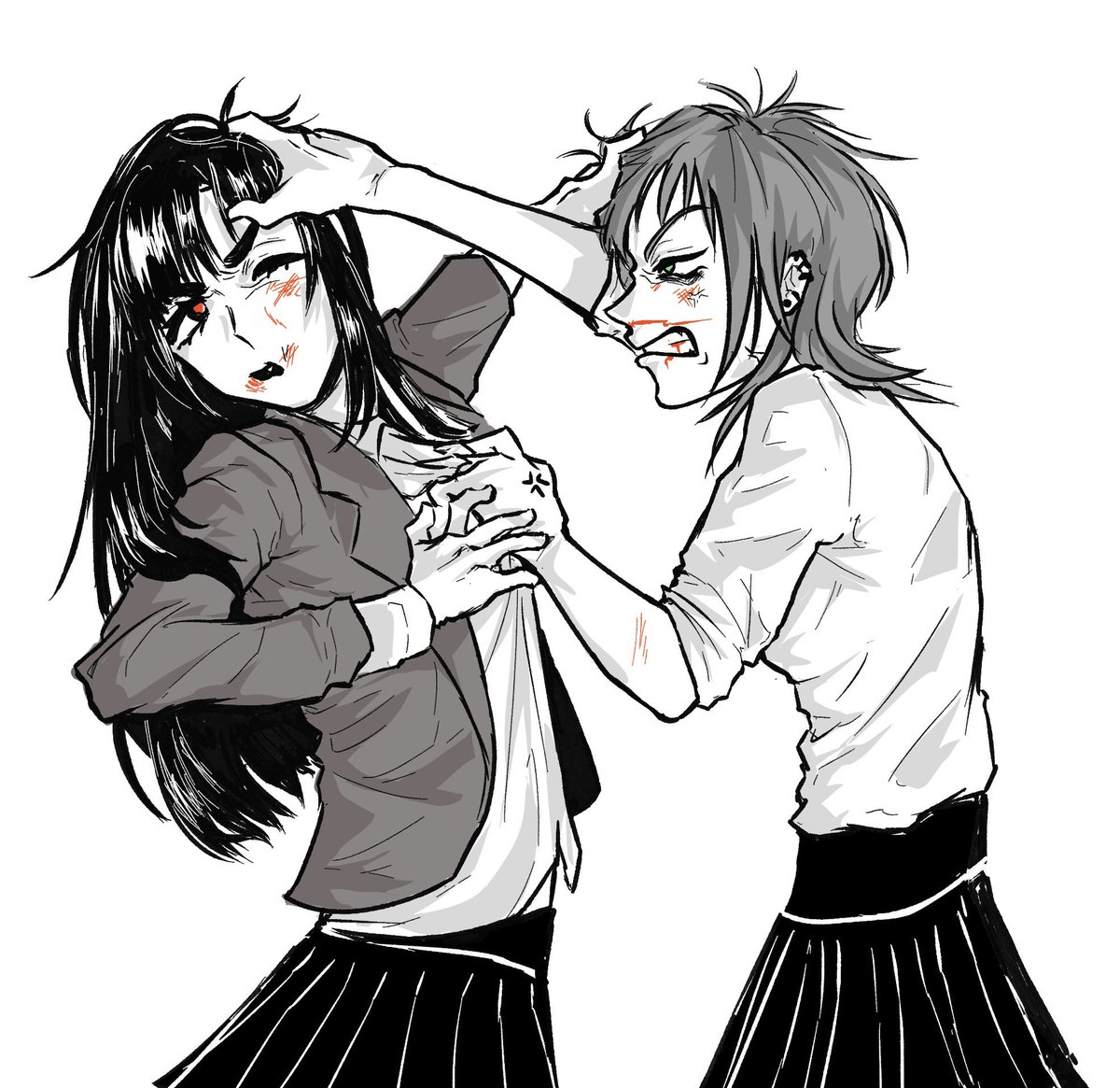 wezisthebest's tweet photo. The girls are fighting 

#ivti #tiiv #alnst https://t.co/3YJB7bIzAI