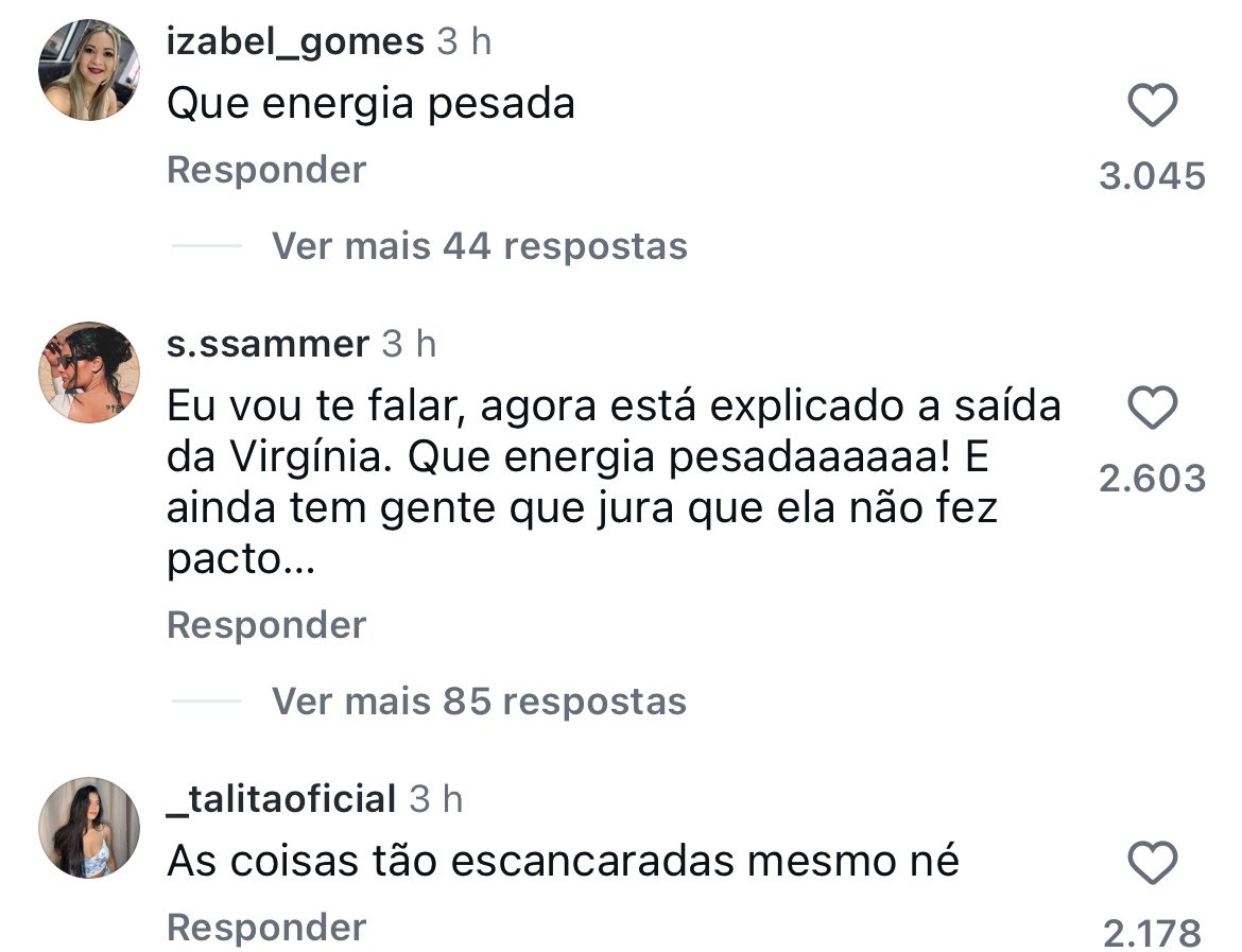vaidesmaiar's tweet photo. Os fãs da 🐯 dando um show de intolerância religiosa nas páginas do Instagram com a Grande Rio e a Anitta https://t.co/eCuJMgnblb