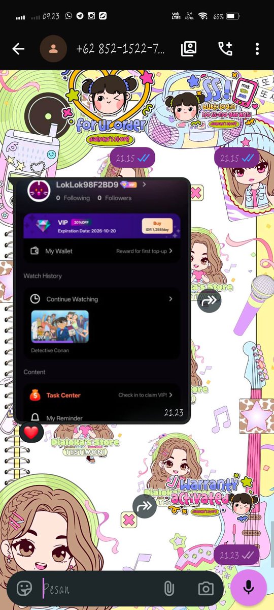naxicy's tweet photo. testimoni canva prem netflix capcut pro loklok basic standar masih avail untuk app lainnya yuuw 🌟🛒🙋🏻‍♀️ https://t.co/S8YwWEwWGJ