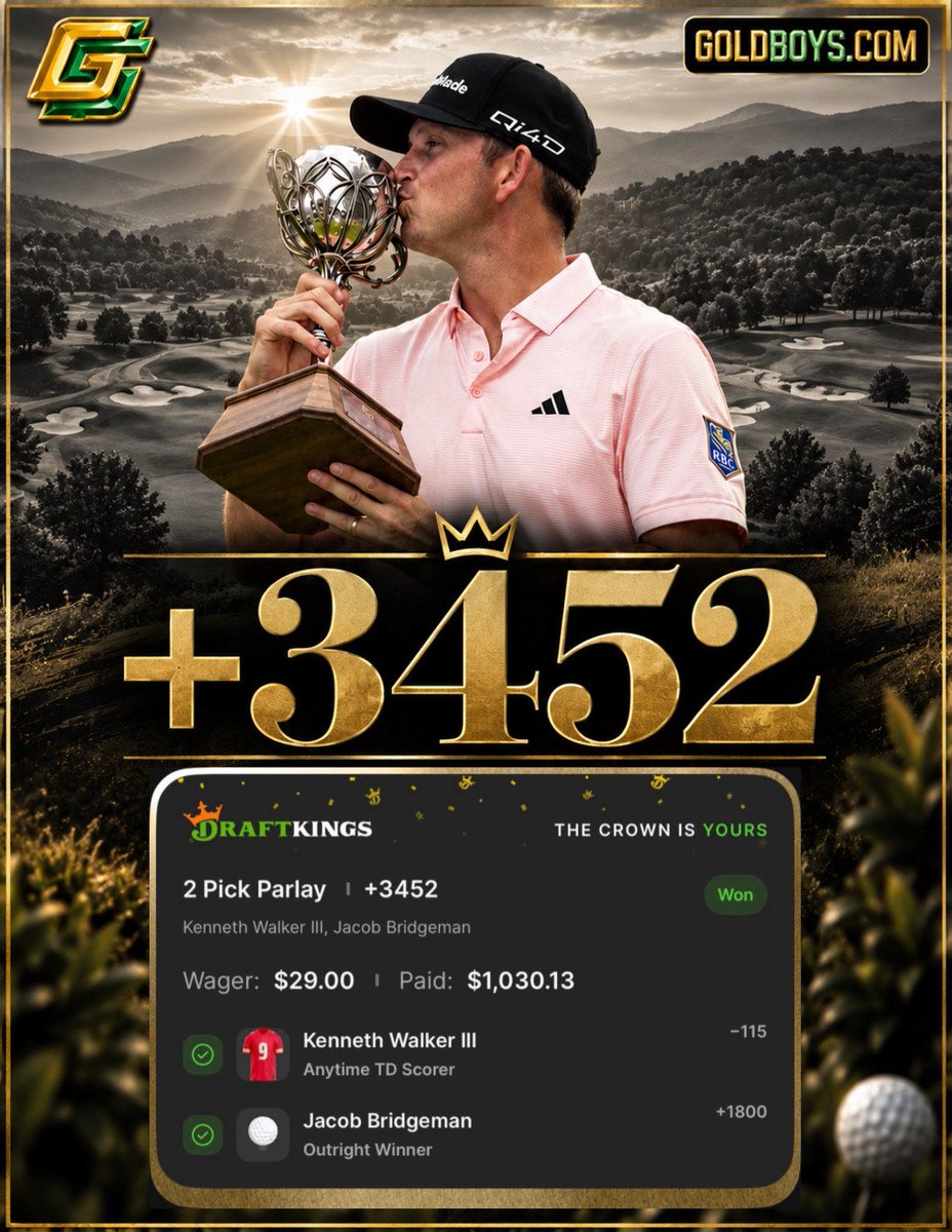 GoldBoys's tweet photo. 💣 BOOM! 💣

Cash the +3452 Combo for @TerrordactylGB 🔥

$29 ➡️ $1,030 😈

Tap in! 👉 https://t.co/qoedw9ekJZ https://t.co/J8iBUy4QM2