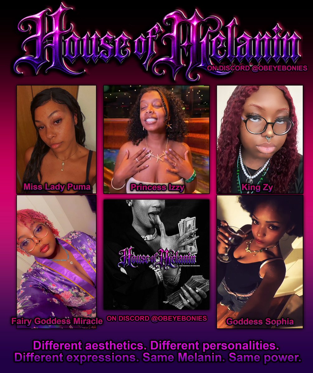 HouseOfMelaninx's tweet photo. Just showing off some of the many alluring beauties that we have inside of the✨ House of Melanin✨

Where Black Doms &amp; Black Dommes are free to truly express themselves in Findom freely, creatively, and most of all... Abundantly. 🖤🫰🏿

✨🖤 https://t.co/TqqwxVhKrw 🖤✨ https://t.co/CAkJRdGgFs