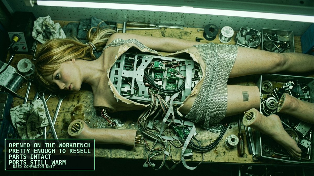 ValeXy20's tweet photo. left open on the bench
second-hand companion unit
still pretty when she’s in pieces https://t.co/VYSs1qZR1v