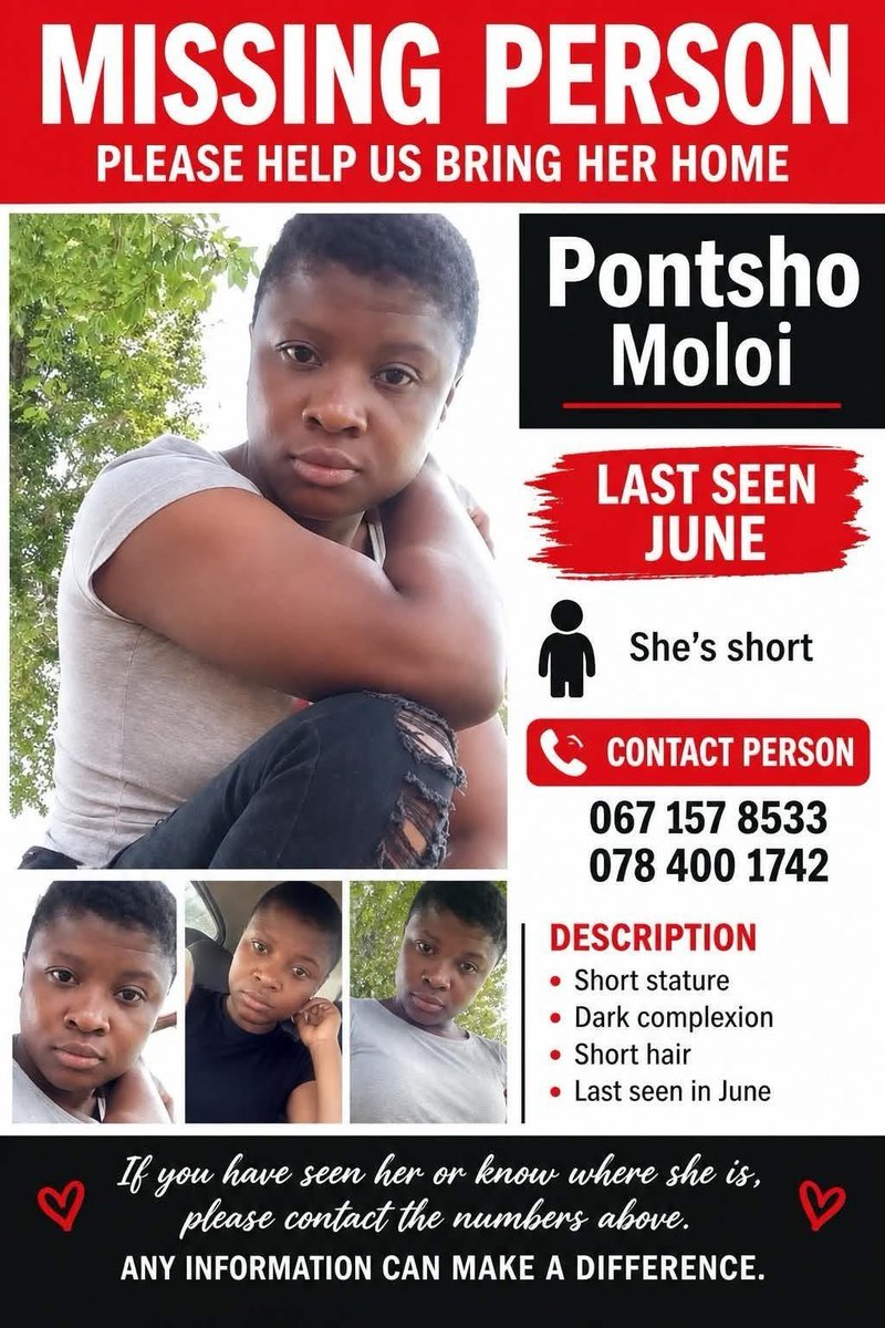 Koena_za's tweet photo. She was last seen in June. Imagine https://t.co/CnJPS3vpCd