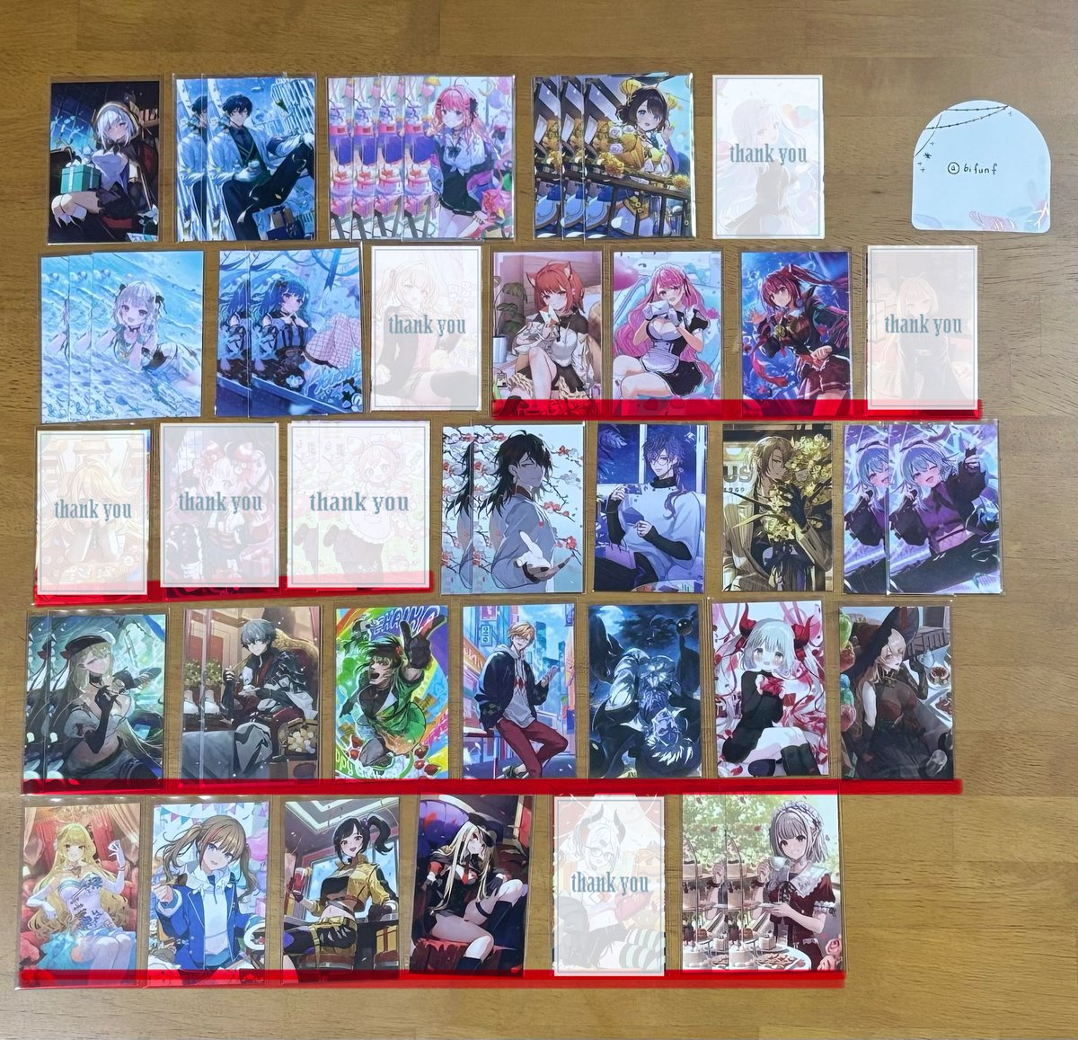 6ifunf's tweet photo. 【交換 譲渡】にじさんじ ノスタルジア コレクションカード 2026 2025 2024

譲：画像1.2枚目

求：画像3.4枚目>>定価+送料

郵送のみ
無印は交換優先
まとめて、同性同士の交換優先 https://t.co/DqHtU3DZey