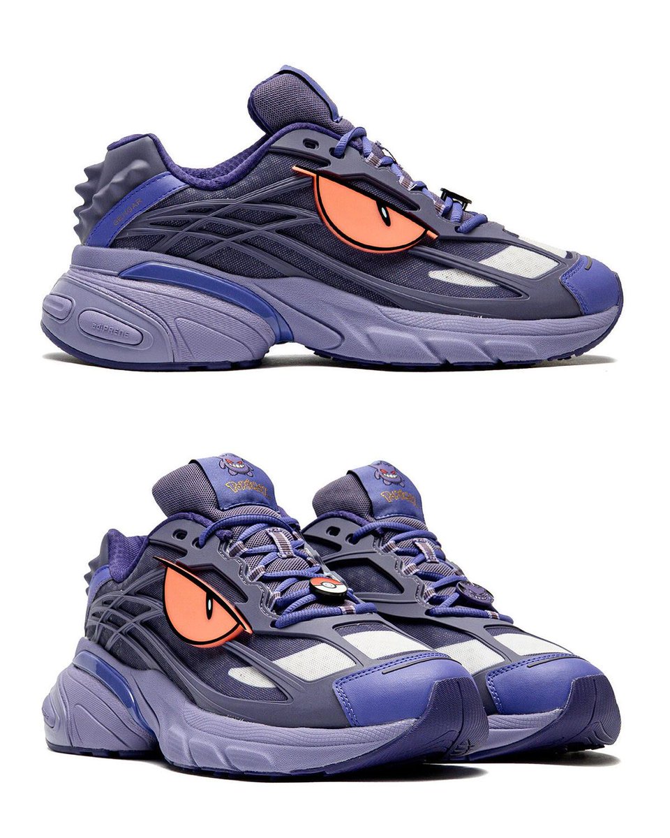 SneakerNews's tweet photo. Gengar's Adistar XLG 2.0 might be the best in the entire adidas x Pokemon Pack...

Full details >> https://t.co/MGDnABGjfp https://t.co/li87EXX2nx