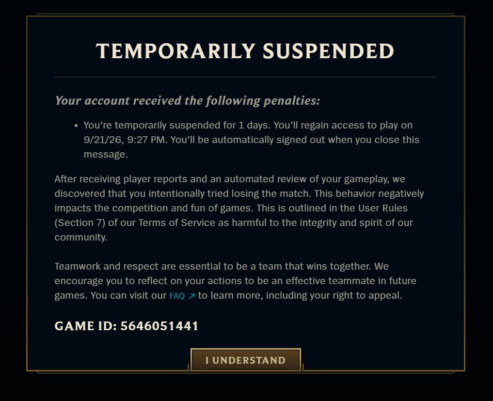 Herold_NA's tweet photo. I got banned for the most insane build order ever to hit the rift. Don't know if selling all my items to make the switch to AP twisted fate got picked up as me trolling but we won the game. @drewlevin would love check in. https://t.co/GBbEPAFlJD