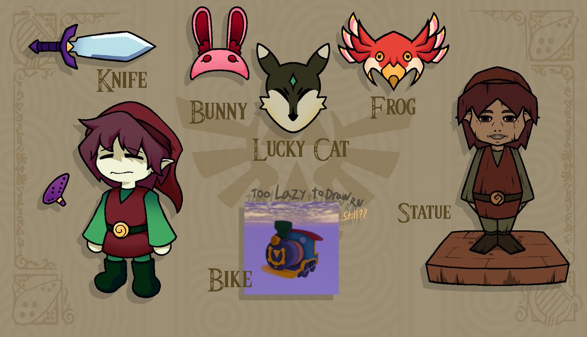 PSCKoolKiller's tweet photo. OH YEAH!!

#pursuitcore
// Fun fact, this skin, The Legend of Zelda Fukatsuki skin was actually also going to be added to the game, in fact it was planned ever since before Strife ACT 1.

But now its likely going to be scrapped, as the person who was gonna model this…

was June. https://t.co/085rIq8RPJ