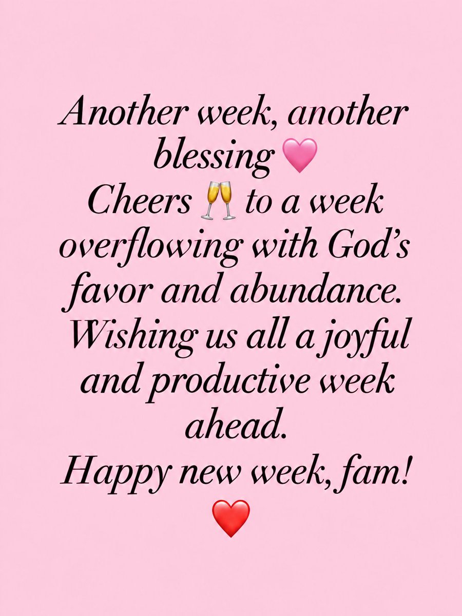 Boikanyo_Kekana's tweet photo. Good morning. A blessed &amp; happy new week 🩷✨️ https://t.co/T6xINfnIfi