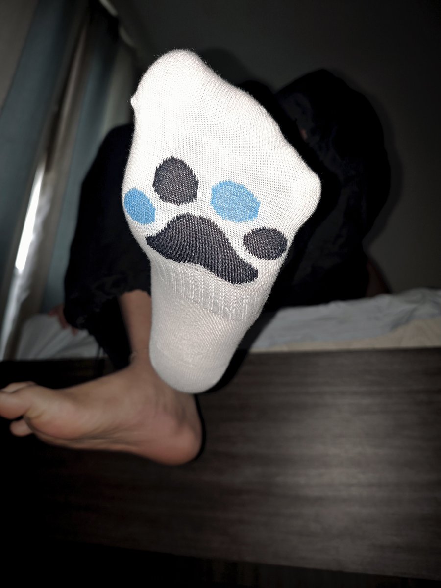Snoopyjishi's tweet photo. 只是看到老大袜子里的形状就忍不住流水了��……小狗真骚呢…既然这样…过来好好服侍……没有完全舔湿润可是不能站起来的哦……
#兽爪袜 #嫩足 #肉脚 #脚 #脚脚 #jio #jiojio #tk #正太 #胖太 https://t.co/Hk3qtQNv9f