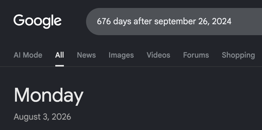 snowkhoshi's tweet photo. also guys this is actually real

september 26, 2024 was when jeonghan enlisted and june 9, 2028 is the day mingyu gets discharged. and the date right in the middle is august 3, 2026, the exact day picheolin debuted 😭 i was also shocked when i found this out yesterday https://t.co/OAlbwcTH0S
