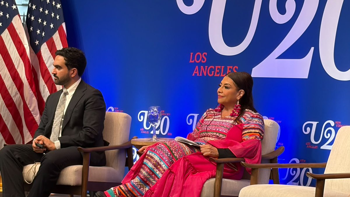QuadratinMexico's tweet photo. Clara Brugada (@ClaraBrugadaM) en U20: Ciudades lideran lucha contra crisis global https://t.co/Y7ZnJogYiM https://t.co/alJ0llrYNO