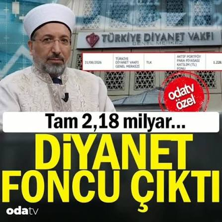 DeSeteneya's tweet photo. Hay Maaşalah..

Faiz haram ama Cumaları toplanan paralar, zekatlar, fitreler borsada.
Diyanet vakfı parayı piyasa katılım fonuna basmış.
Vakfın fondaki payı yüzde 59,65

#Bedelinisandıktaödeyeceksiniz https://t.co/X78mxlMED7