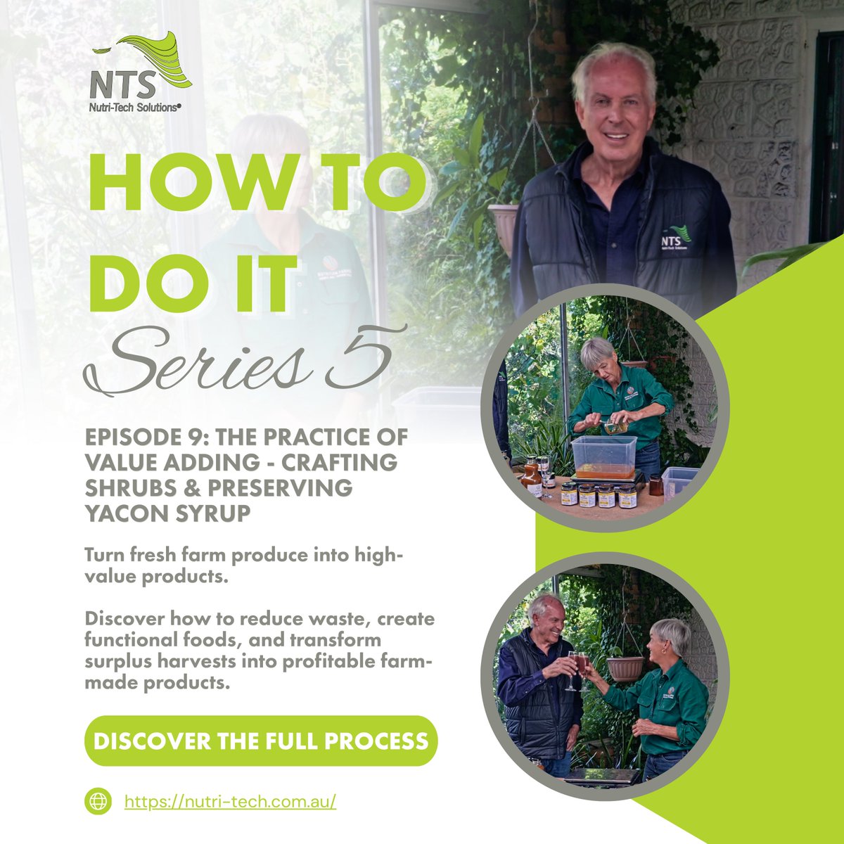 ntsaustralia's tweet photo. 🌱 How To Do It Series 5 | Episode 9: The Practice of Value Adding - Crafting Shrubs &amp; Preserving Yacon Syrup 

What if your farm surplus could become a new income stream? 🍯

👉 Watch here: https://t.co/kv35F1IZQv

#ValueAddedFarming #RegenerativeFarming #SustainableFarming https://t.co/SKTTIMOISx