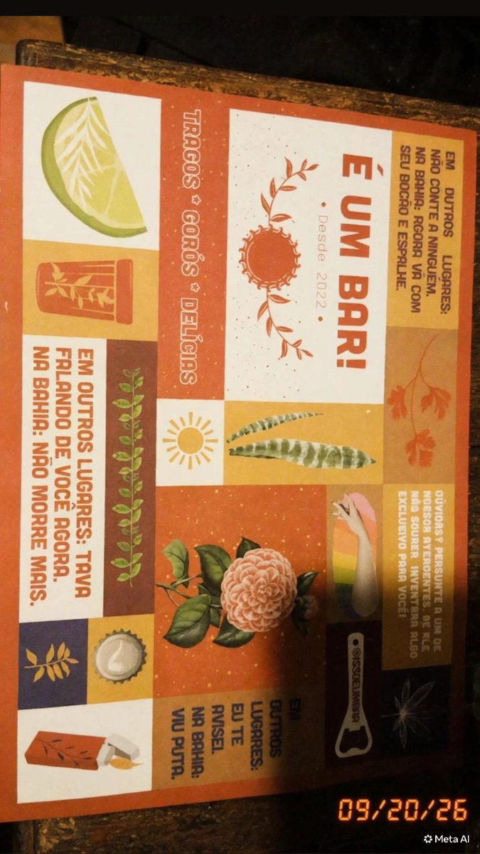 micaleadourada's tweet photo. dica de rolê gastronomico (de qualidade) e ainda é legalize: é um bar, no Sto Antonio alem do Carmo. 
vão lá e dps contem p Naná oq acharam 🥰 https://t.co/ygJ3ftKzrj