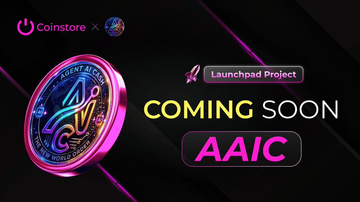 CoinstoreExc's tweet photo. 🚀 Coming Soon: Agent AI Cash

🌐 Website: https://t.co/RzlTWRcbuP
🐦 X: https://t.co/ijJrLgbWPn
💬 Telegram: https://t.co/zHyVc8wJvw

Stay tuned for more updates!

#AgentAiCash #Coinstore https://t.co/ceMksqgybT