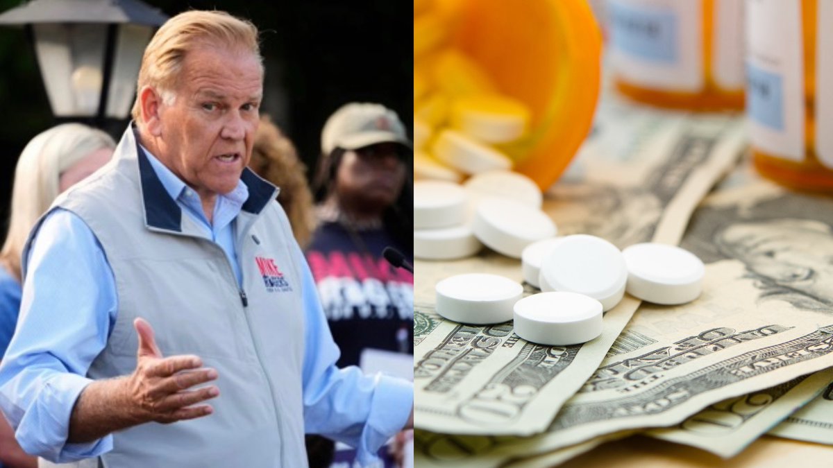 joeyhannum's tweet photo. Reminder: Mike Rogers repeatedly blocked Medicare from negotiating lower drug prices while his campaigns and PACs accepted more than $1 million from Big Pharma. #MISen https://t.co/DtTspcuVpC
