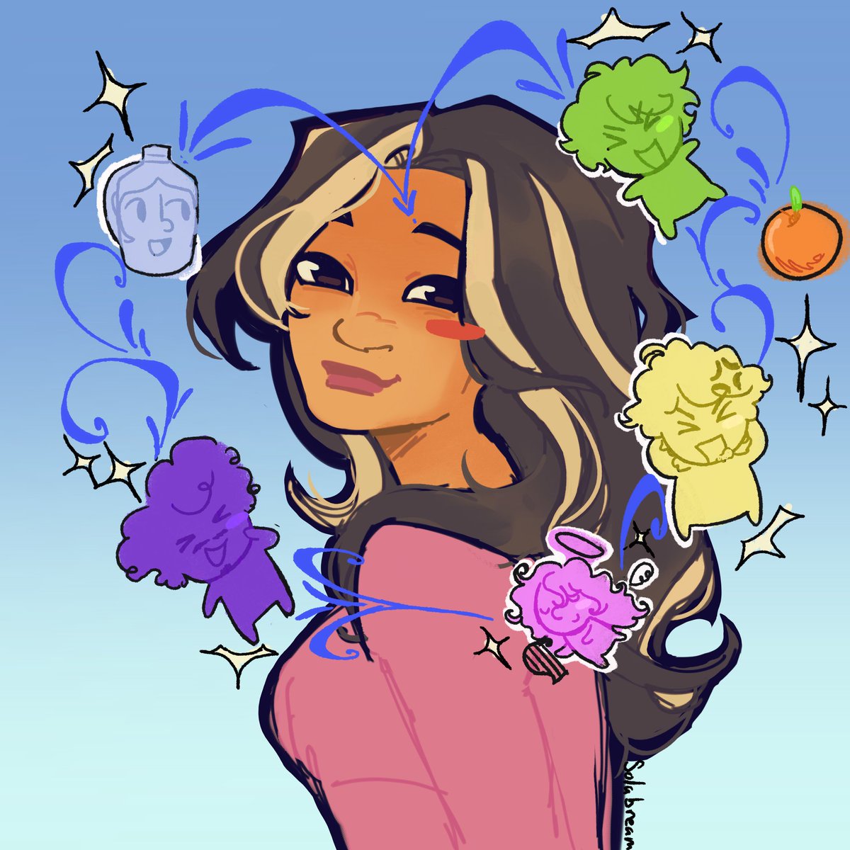 solabream's tweet photo. the people’s princess 
#bof #bunchoffriends https://t.co/XEg6B5oz0e