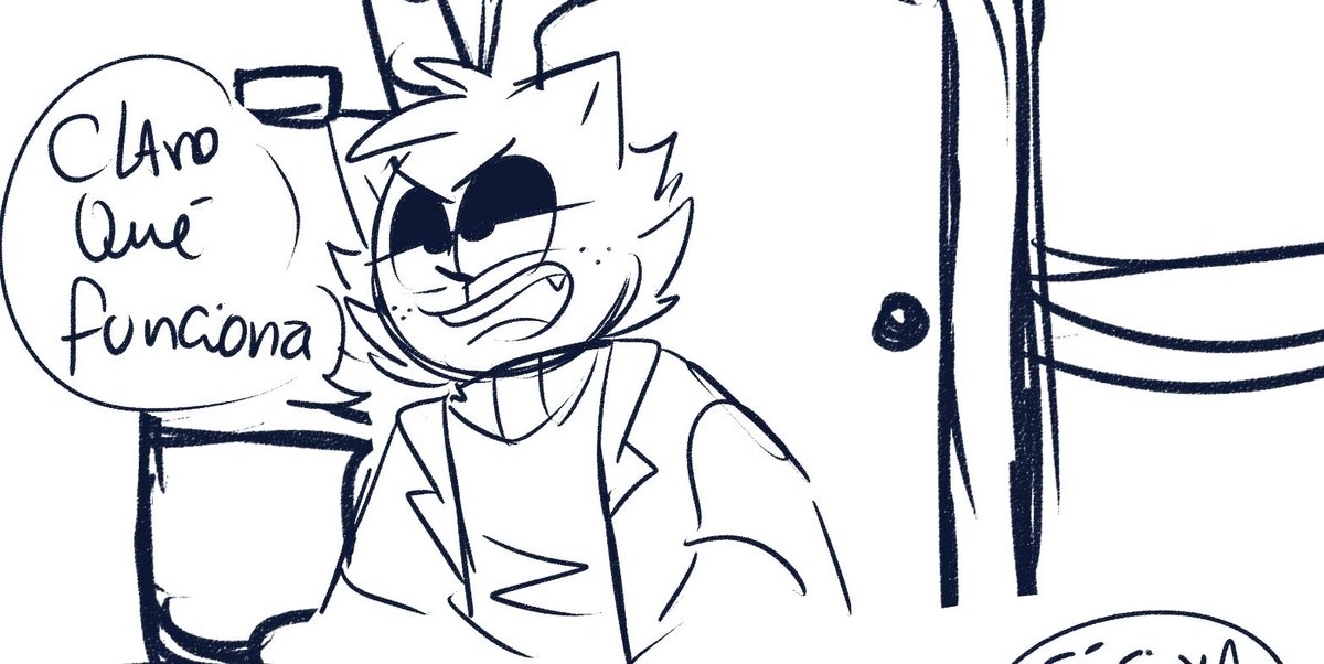 R0ss_bunny's tweet photo. CAP 3 Dimensiones 🌌✨🐶😼 
CAT #petey 
#dogman #furry 
#art #cómics #aus https://t.co/E8mlykS0Ts