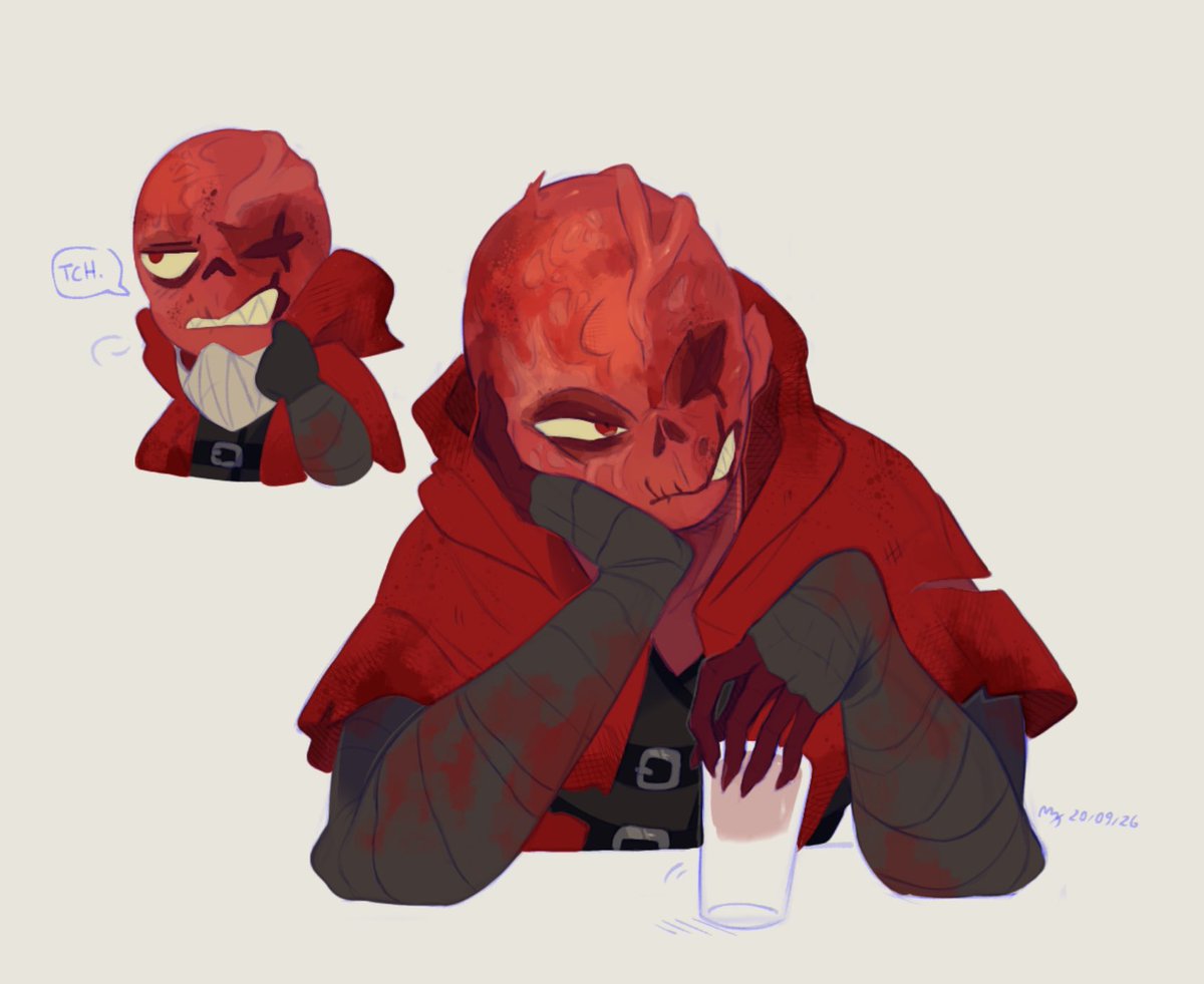 MildMarshMellow's tweet photo. #lobotomycorporation wanted to draw my headcanon for how little red looks under her mask…i used to draw her with hair at first but i’ve been won over into thinking she looks cooler without it lol https://t.co/spbPG8wNiC
