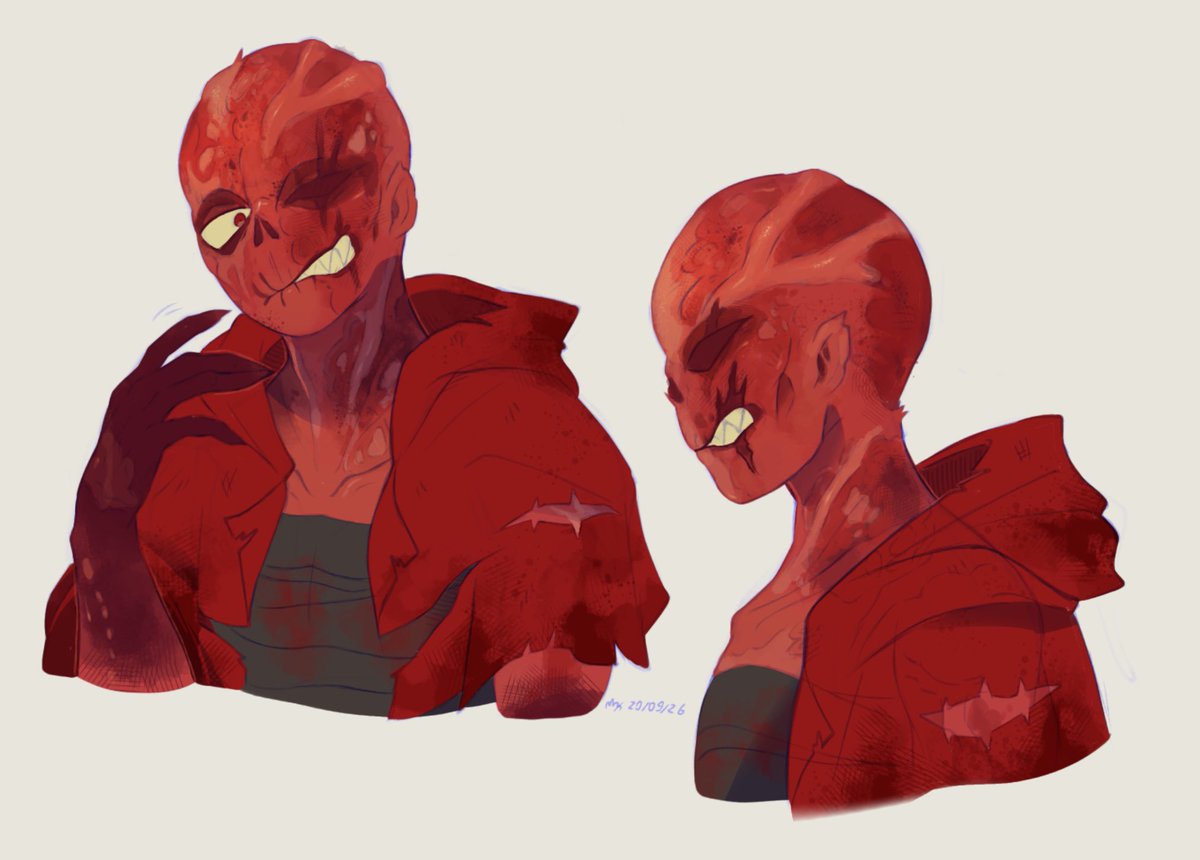 MildMarshMellow's tweet photo. #lobotomycorporation wanted to draw my headcanon for how little red looks under her mask…i used to draw her with hair at first but i’ve been won over into thinking she looks cooler without it lol https://t.co/spbPG8wNiC