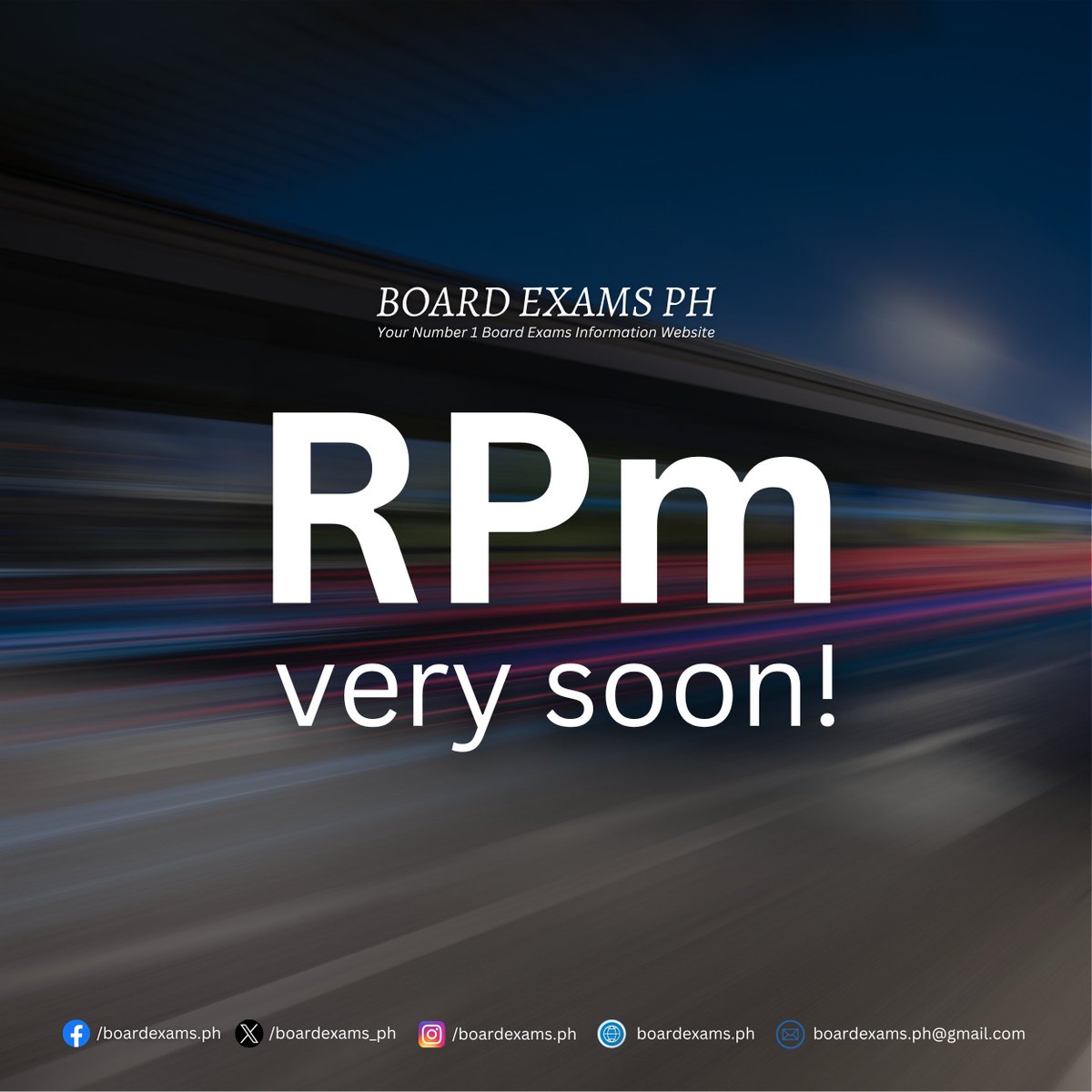 boardexams_ph's tweet photo. 𝗥𝗣𝗺 𝗩𝗘𝗥𝗬 𝗦𝗢𝗢𝗡! 🙏

➝ PmLE Results Here Very Soon:
✅ Main Page: https://t.co/IwDt8KTHgl
✅ A-F: https://t.co/QBBpLXmKLt
✅ G-L: https://t.co/ZD3L7BF7c4
✅ M-R: https://t.co/MH3fhUE8t7
✅ S-Z: https://t.co/UUvzreZgd8 https://t.co/bm5LD8dbLb