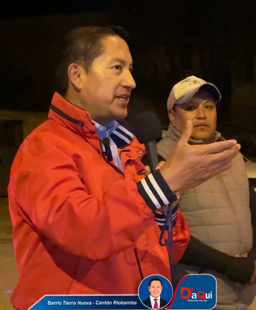DaquiCs's tweet photo. 📌 Expreso mi sincero agradecimiento al  barrio Tierra Nueva, del cantón #Riobamba, por la  invitación realizada y por recibirme con muestras de cariño y afecto. Mi gratitud al medio de comunicación por la entrevista y brindarnos este espacio de diálogo con la ciudadanía. https://t.co/JnqThES9V1