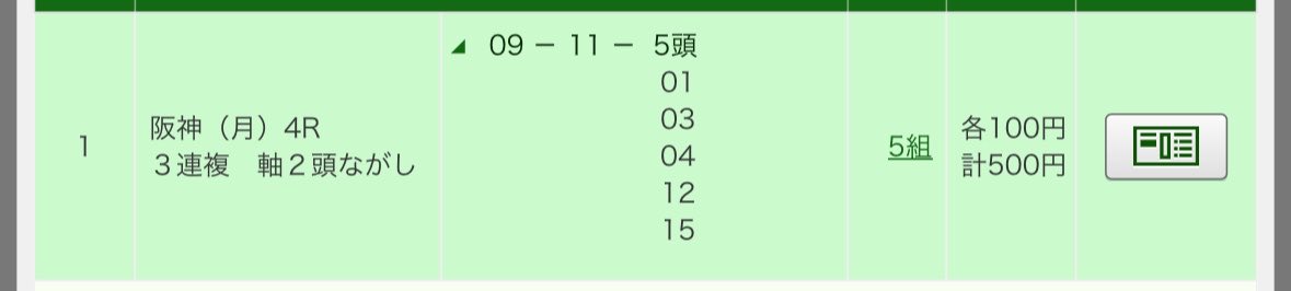 raiath_'s tweet photo. 9番入れれたのはパドック上手く見れた気がする https://t.co/tU2MlKfLwc